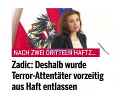 Noch Justiz-Ministerin Frau Alma Zadic versteckt sich vor der Bevölkerung und den Medien!