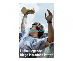 Wir trauern um die ewige unsterbliche Fussballlegende Diego Armando Maradona! RIP!
