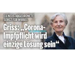 Frauf Griss, Bitte, ist das notwendig? Es reicht gehen Sie endlich in die Pension, oder ins Ausland!