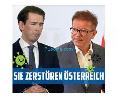 Noch Bundeskanzler Sebastian Kurz und Rudolf Anschober Gesundheitsminister zerstören Österreich!