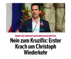 Christoph Wiederkehr noch Vizebürgermeister von Wien, nimmt den Bürgern das Kruzifix!