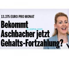 Bekommt Fr. Ex Mag. Dr. Christine Aschbacher nun eine Gehalts-Fortzahlung 13.375,- Euro monatlich?