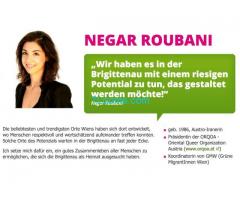 Grünen Politikerin Negar Roubani schimpt: 