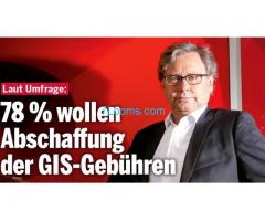 78 Prozent der Österreicher wollen Abschafffung der GIS Gebühren;