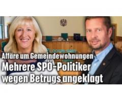 Martin Weber, Ingrid Winkler und weiter SPÖ Politiker wegen Betrugs angeklagt!