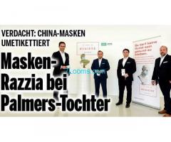 Verdacht China Masken in Österreich bei Palmerstochter umetikettiert ?