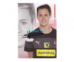 Biete eine ÖFB Autogramm-Karte von Victoria Schanderbeck Österreichischer Fussball Bund;