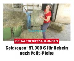 Geldregen für Wiener-EX-Bürgermeisterin der Linken (Grünen) Eveline Heblein 91.000,- Euro !