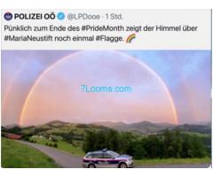 Polizei Oberösterreich ; Werbung für gleichgeschlechtliche in Österreich durch die Polizeit ?
