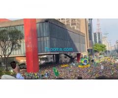 Bolsonaro live in Sao Paulo Brasiil am 08.09.21