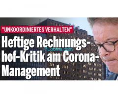 Rechnungshof-Kritik an Corona-Management der österreichischen Regierung !