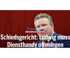 Schiedgericht Wien, Noch Bürgermeister Ludwig, muss Diensthandy offenlegen !