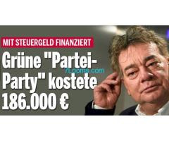 Noch Kulturminister und Vizekanzler Werner Kogler verschwendet 186.000,- Euro für die Grünen Party!
