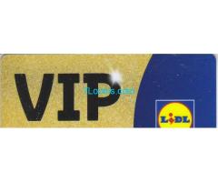 LIDL VIP Very Important Products Geschenkkarte 2023 Lidl Österreich !