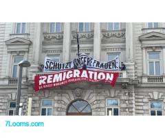 Identitäre Besetzung der EU-Agentur für Grundrechte in Wien ! 10. März 2024