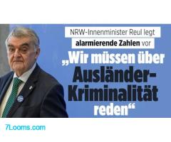 Wir müssen über Ausländer-Kriminalität reden NRW-Innenminister Reul legt alarmierende Zahlen vor!