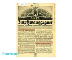 Organ der Vereinigung schweizerischer Impfzwanggegner 1924 !