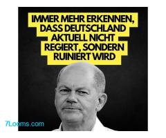 IMMER MEHR ERKENNEN, DASS DEUTSCHLAND AKTUELL NICHT REGIERT  SONDERN RUINIERT WIRD