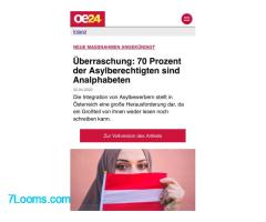 Wer hätte das gedacht? 70% der und vorgegaukelten „Fachkräfte“ sind Analphabeten!