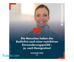 Die Menschen haben das Bedürfnis nach einer restriktiven Einwanderungspolitik- ja, nach Remigration!