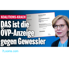 Hier die Anzeige der ÖVP gegen noch Ministerin Gewessler !