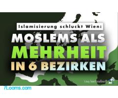 Islamisierung schluckt Wien Moslems als Mehrheit in 6 Bezirken ! Danke Bürgermeister Ludwig SPÖ !