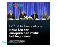 FPÖ bildet breite Allianz: Neue Ära der europäischen Politik hat begonnen!