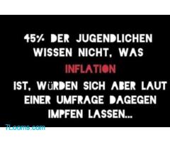 45 % der Jugendlichen wissen nicht, was Inflation ist, würden sich aber laut einer Umfrage dagegen i