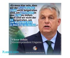 »Es muss klar sein, dass wir der Europäischen Union nicht beigetreten sind, um gemeinsam in den Krie