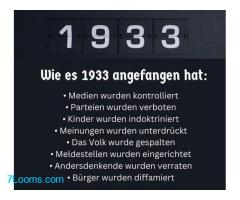 Wie es 1933 angefangen hat !