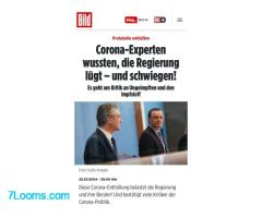 Bild Corona-Experten wussten, die Regierung lügt - und schwiegen !