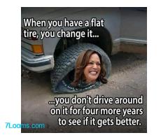 When you have a flat tire, you change it..