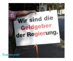 Wir sind die Geldgeber der Regierung !