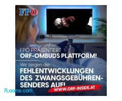 FPÖ PRÄSENTIERT ORF-OMBUDS PLATTFORM!