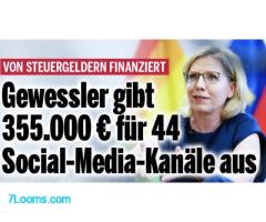 VON STEUERGELDER FINANZIERT Gewessler gibt 355.000,- für 44 Social-Media-Kanäle aus !