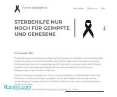 Sterbehilfe nur noch für Geimpfte und Genesene ! Verein Sterbehilfe ; 19. Nov. 2021