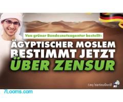 Von grüner Bundesnetzagentur bestellt:  Ägyptischer Muslim bestimmt jetzt über ZENSUR  !