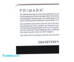 Primark Amazing Fashion, Amazing Prices; Rosa; Gutschein Karte 2024; Österreich;