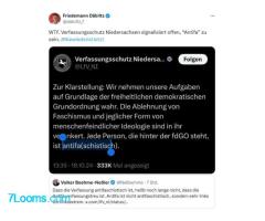 Friedemann Däblitz @dablitz f WTF. Verfassungsschutz Niedersachsen signalisiert offen, 