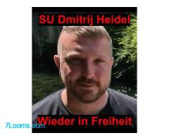 Stabsunteroffizier Dmitrji Heidel wieder in Freiheit ! nach Corona Genversuchsverweigerung !