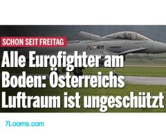 Schon seit Freitag 15. Nov. 2024 Alle Eurofighter am Boden: Österreichs Luftraum ist ungeschützt !