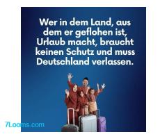 Wer in dem Land, aus dem er geflohen ist, Urlaub macht, braucht keinen Schutz und muss Deutschland v