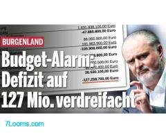 Burgenland Budget-Alarm: Defizit auf 127 Mio Euro verdreifacht ! Danke SPÖ Dank an die Invasoren!