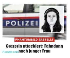 Die steirische Polizei fahndet wegen schwerer Körperverletzung nach einer jungen Frau. 29. Aug. 2024