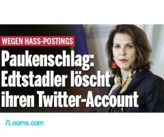 Paukenschlag Frau ZwangsImpferin Edstadler löscht ihren X-Account dann sind wir aber ALLE FROH !