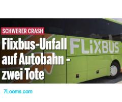 Wieder ein Flixbus-Unfall auf A11 - Frau (29) und Mann (48) sterben viele Verletzte 11.01.2025