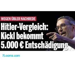 WEGEN ÜBLER NACHREDE Hitler-Vergleich: Kickl bekommt 5.000 € Entschädigung