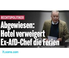 Noch 4 Sterne Hotel der Elephant verwehrt dem prominenten Politiker Alexander Gauland den Zutritt !