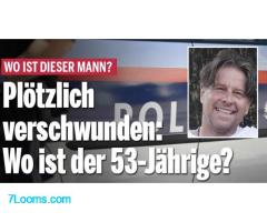 WO IST DIESER MANN? Plötzlich verschwunden? Wo ist der 53-Jährige?