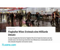 Flughafen, Airport Wien, Rekord Touristen Abzocke Gewinn ein Viertel zu betrug 239,5 Millionen Euro!